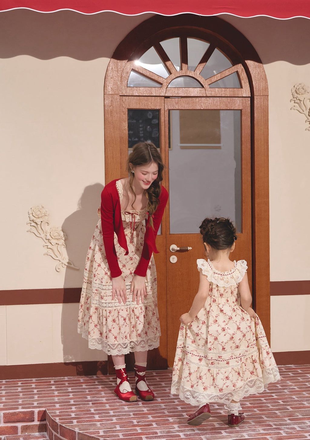 Toddler Girl Red Garnet Dress