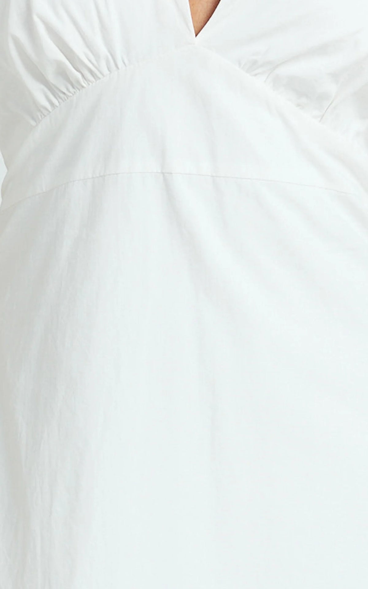 Connor Maxi Dress - Halter Neck Tie Back Dress in White