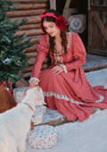 Curve & Plus Angel Berry Cottage Dress