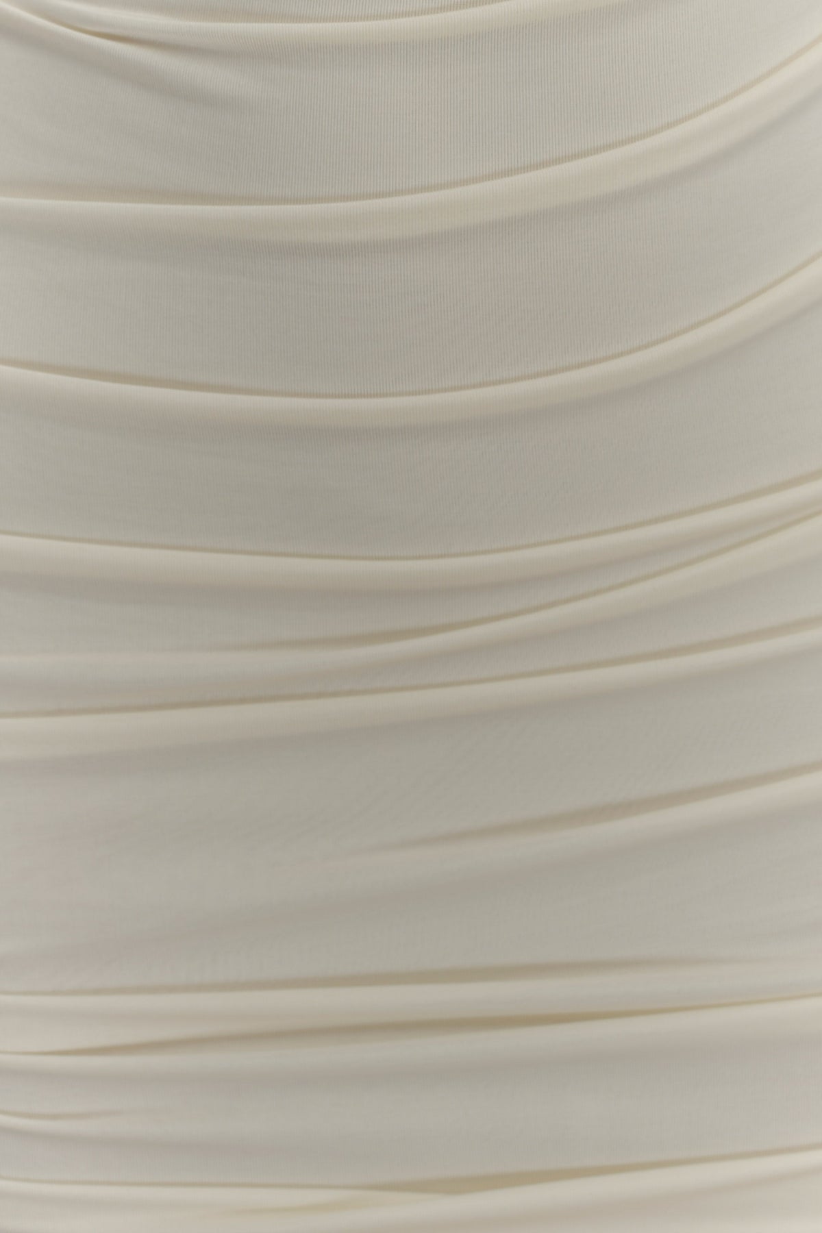 Camila Ruched Halter Midi Dress - Ivory